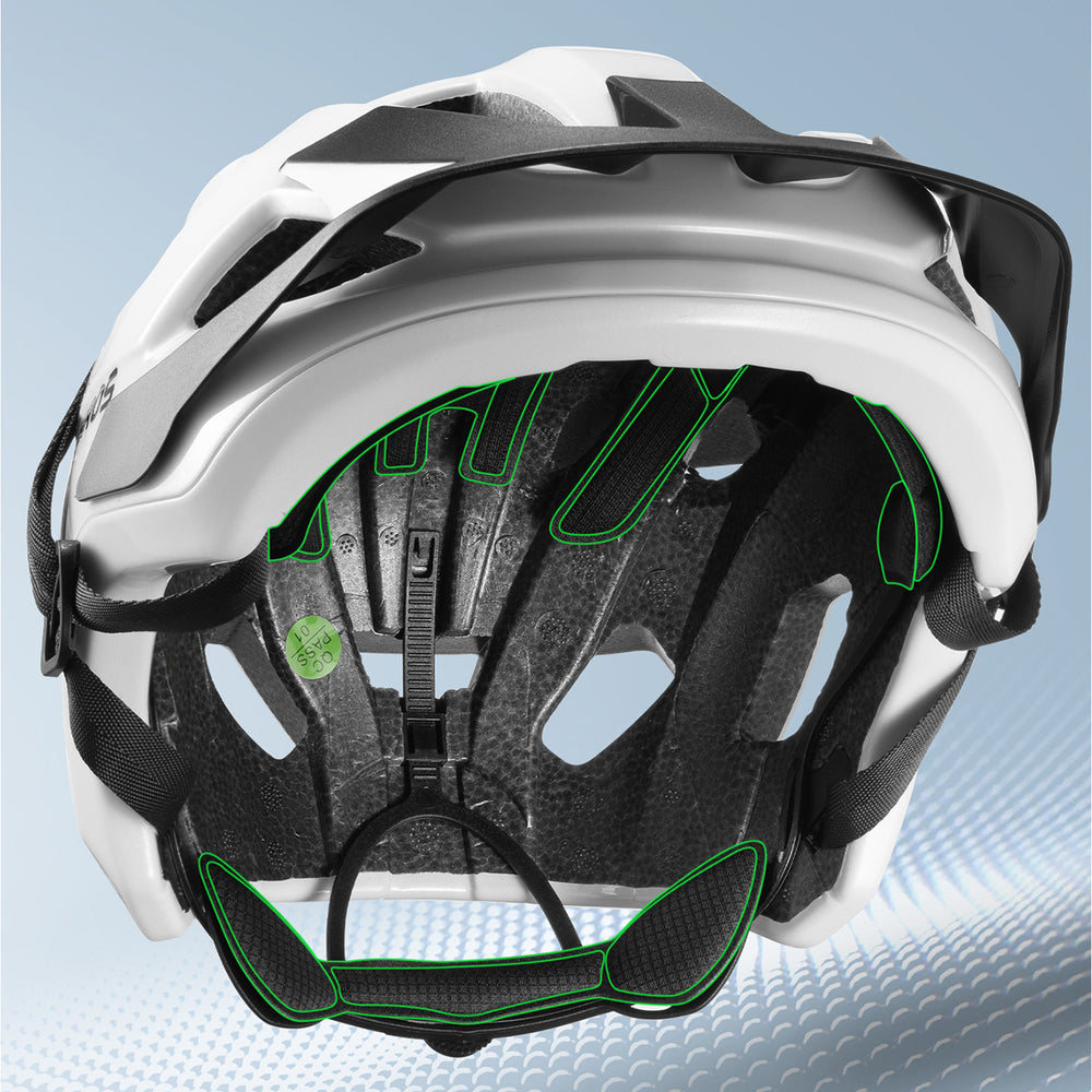 Rockbros LK-67 ungdoms cykelhjelm med aftagelig visir 54<unk>58 cm - hvid