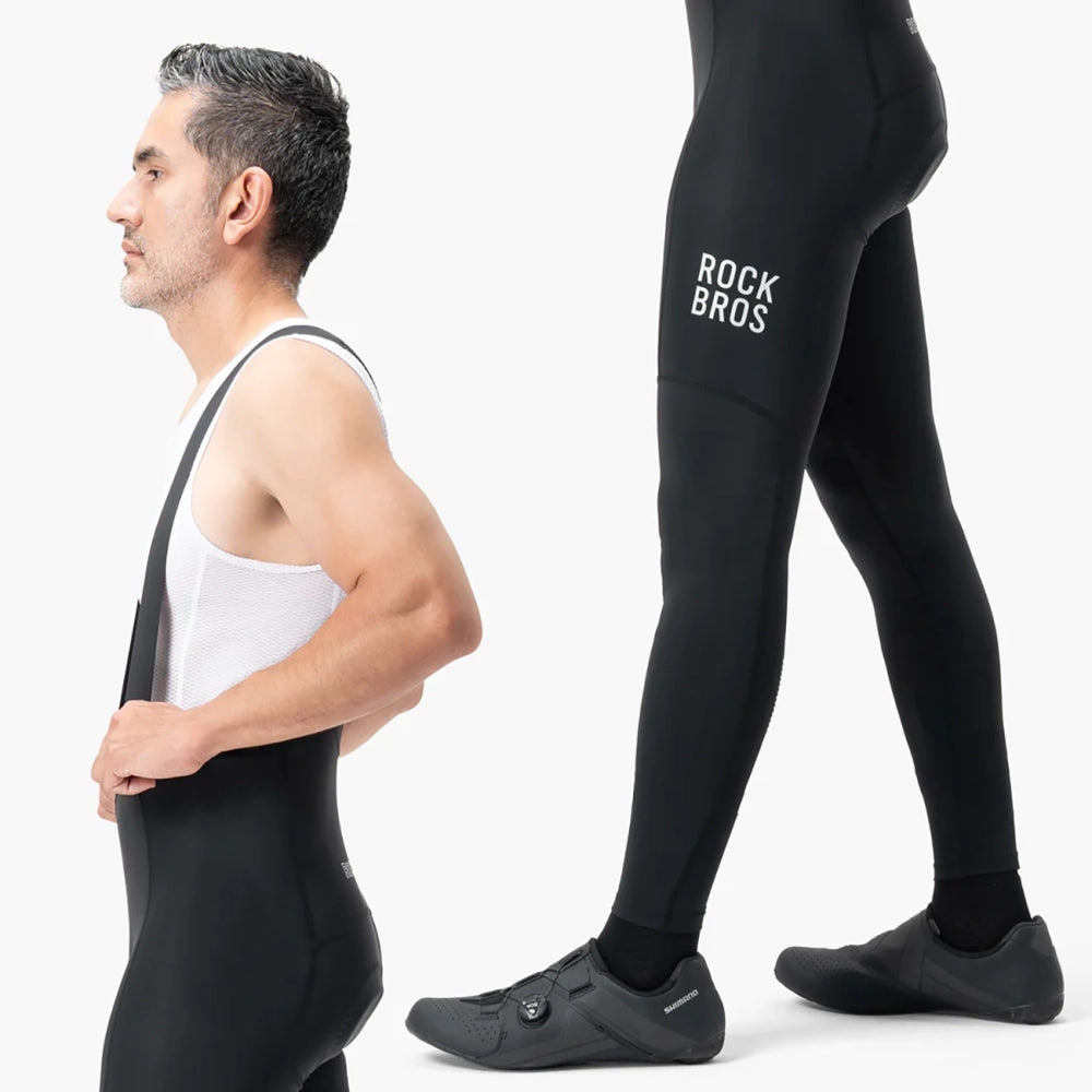 Rockbros 200021 Lange cykelbybeshorts med pad størrelse M - sort