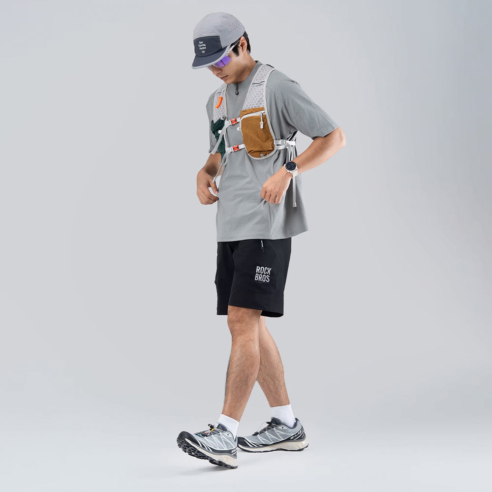 Rockbros YDDK015 shorts med bælte størrelse S - sort