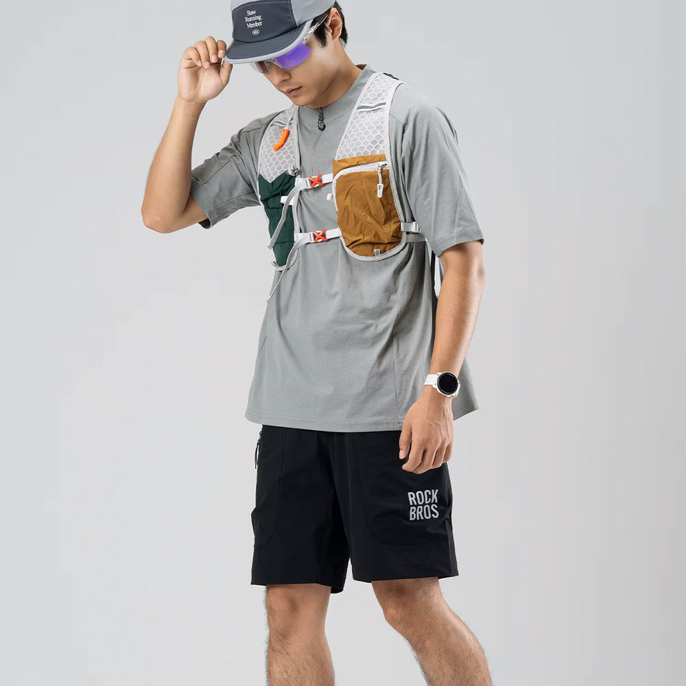 Rockbros YDDK015 shorts med bælte størrelse XL - sort