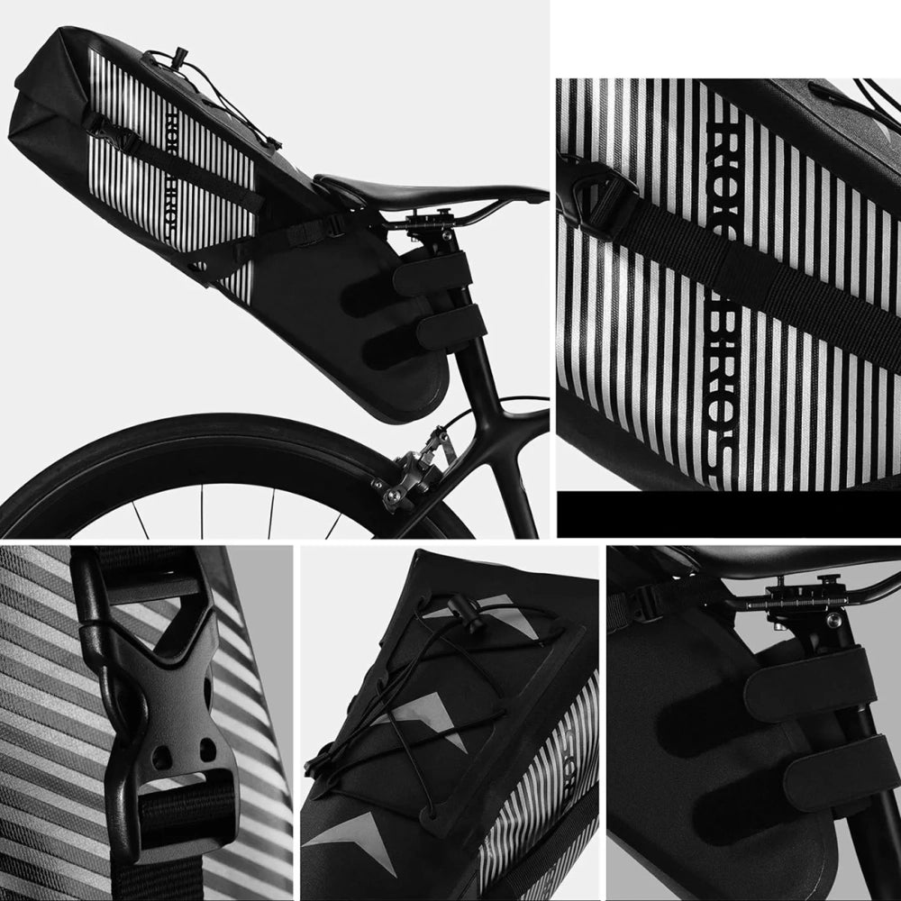 Rockbros AS-013 10L Seat Bag - Black