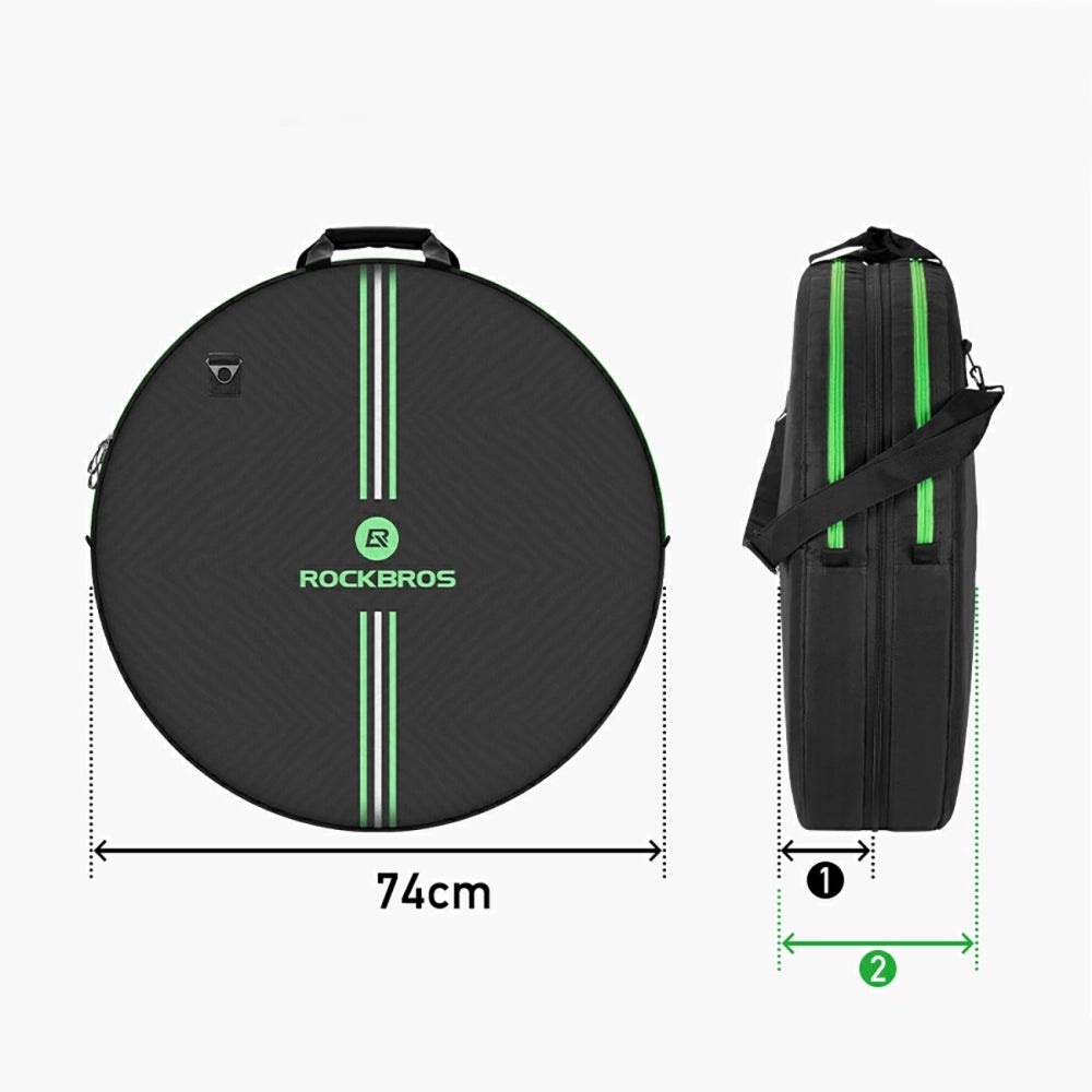 Rockbros D40 transport dække for ø74cm hjul - sort