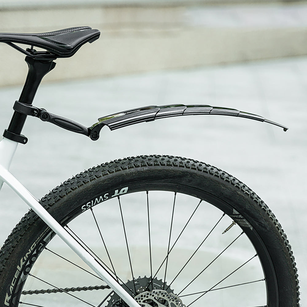 Rockbros FK-810 Folding Telescopic Bicycle Fender Set - Black