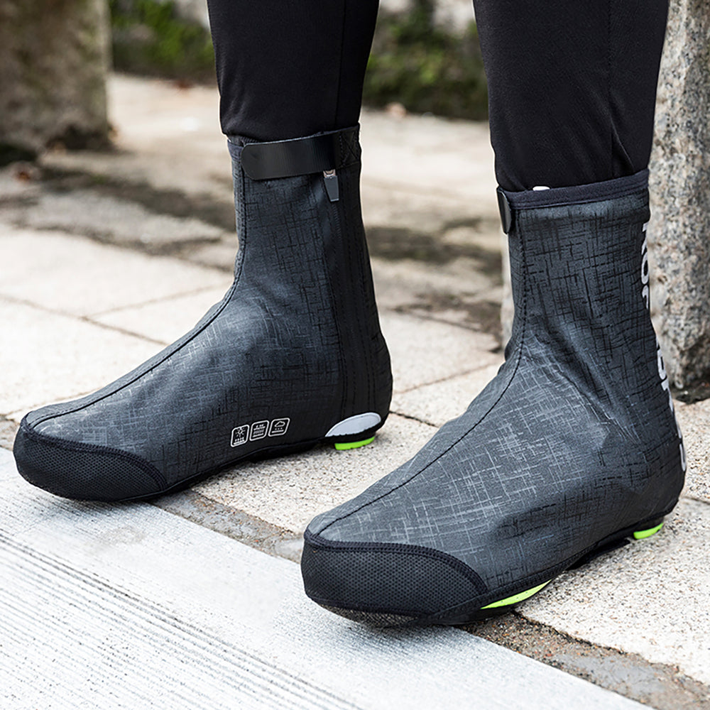 Rockbros LF1081 Windproof Waterproof Shoe Covers 42-46 cm - Black