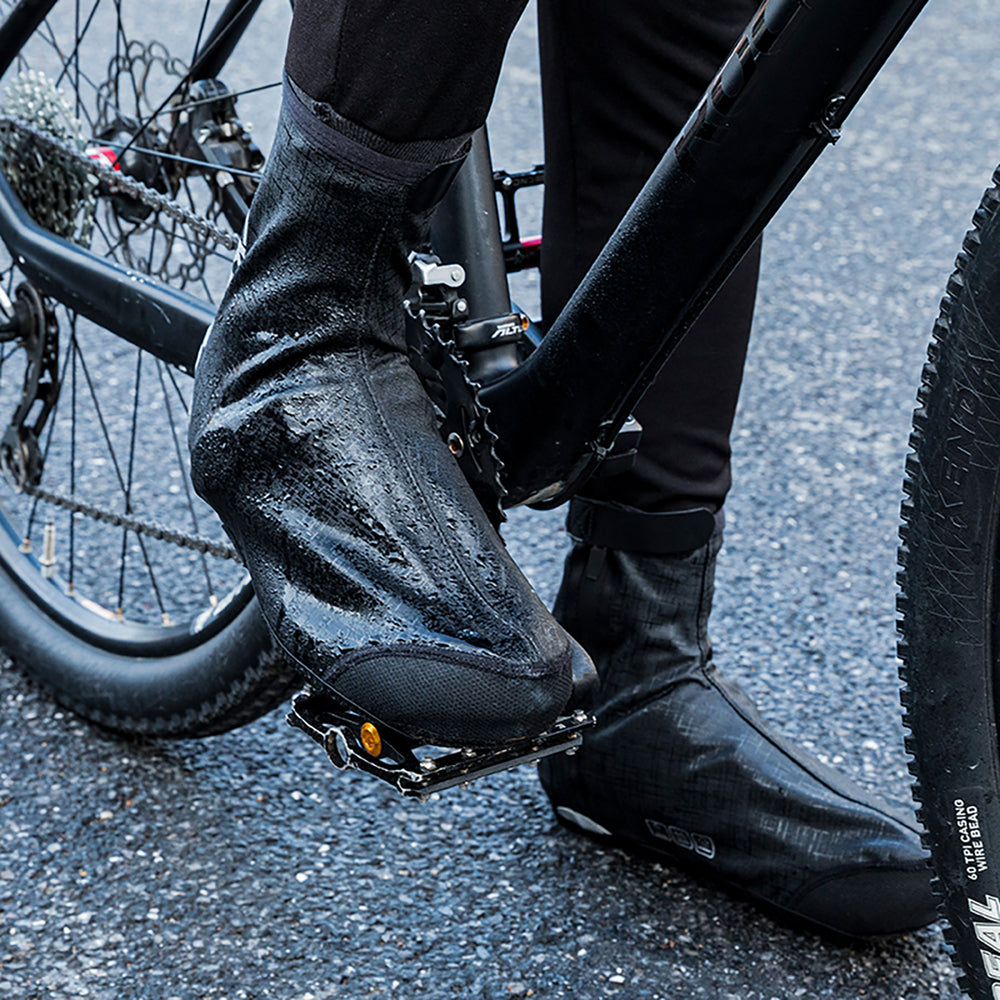 Rockbros LF1081 Windproof Waterproof Shoe Covers 42-46 cm - Black