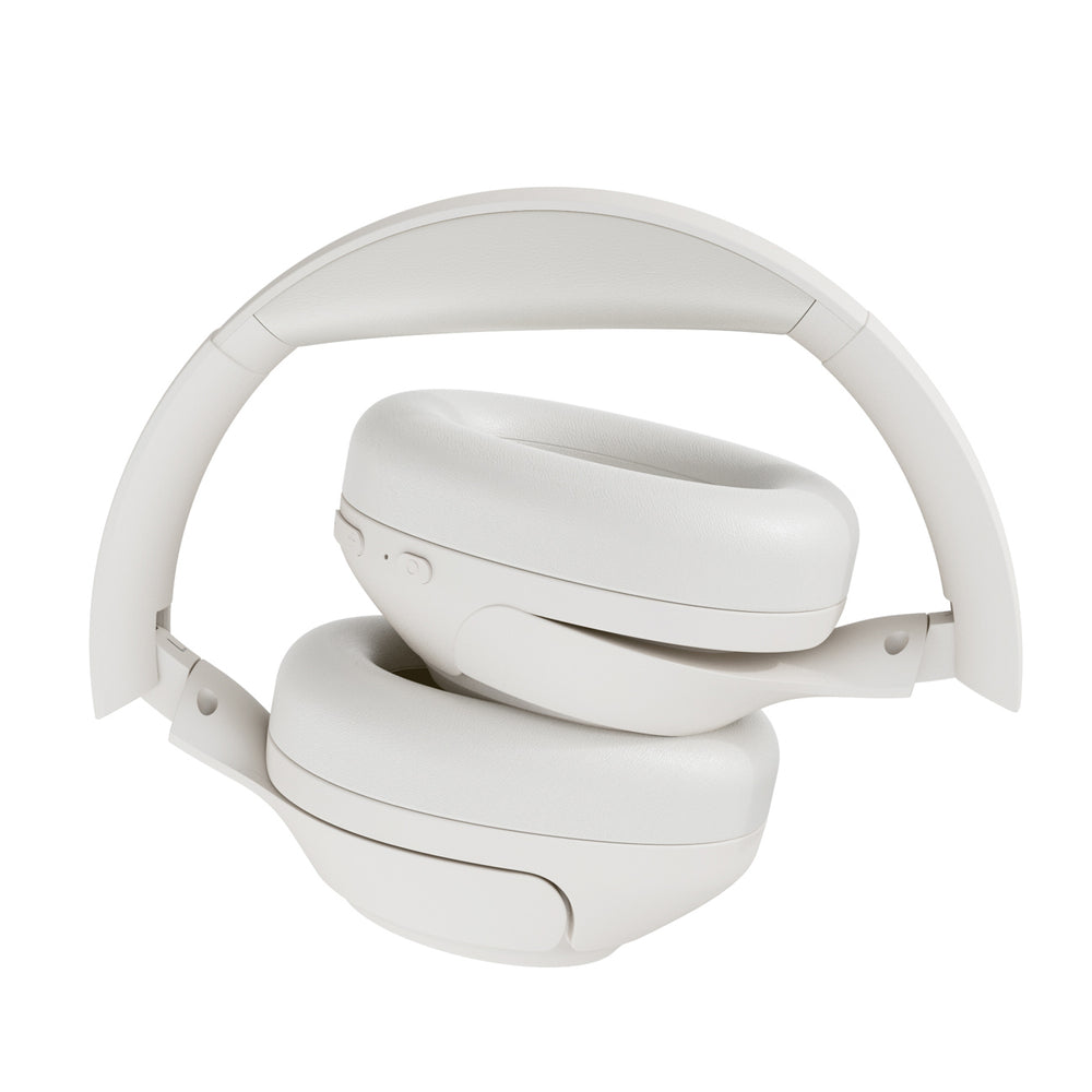 QCY H3 Over-Ear Headphones with ANC Bluetooth 5.4 Hi-Res Audio - White