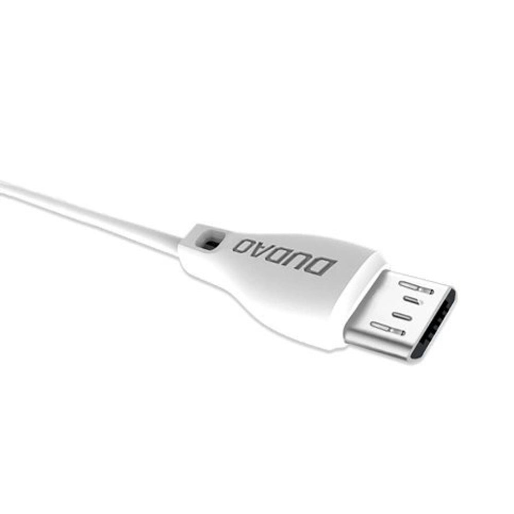 Dudao L4M USB-A - MicroUSB 2.4 A Kabel 1m - Hvid
