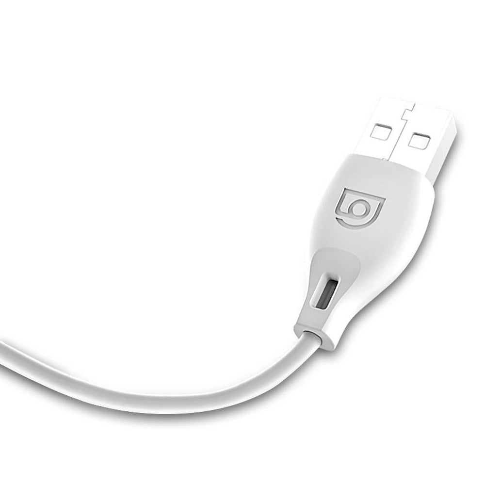 Dudao L4M USB-A - MicroUSB 2.4 A Kabel 1m - Hvid