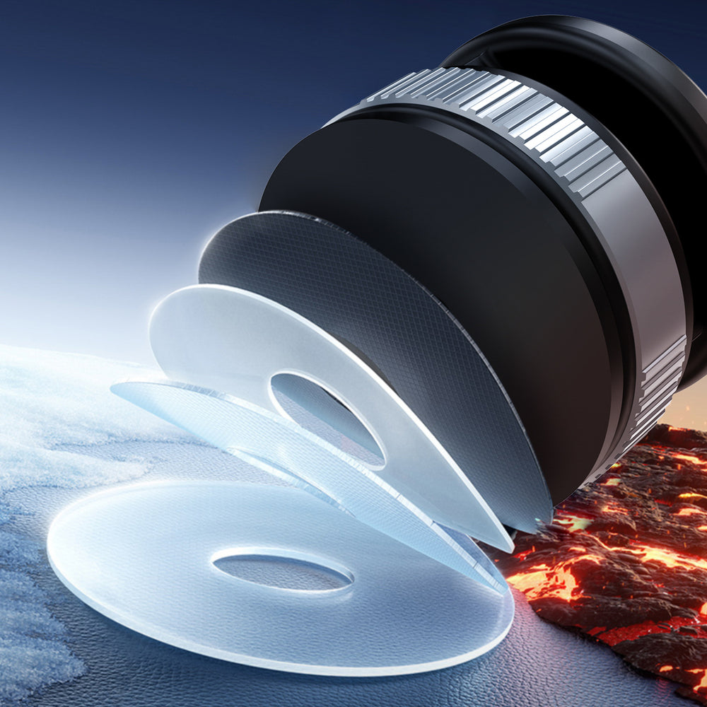 Dudao F24PRO MagSafe kompatibel bilholder med sugekop til forrude eller instrumentbræt - sort