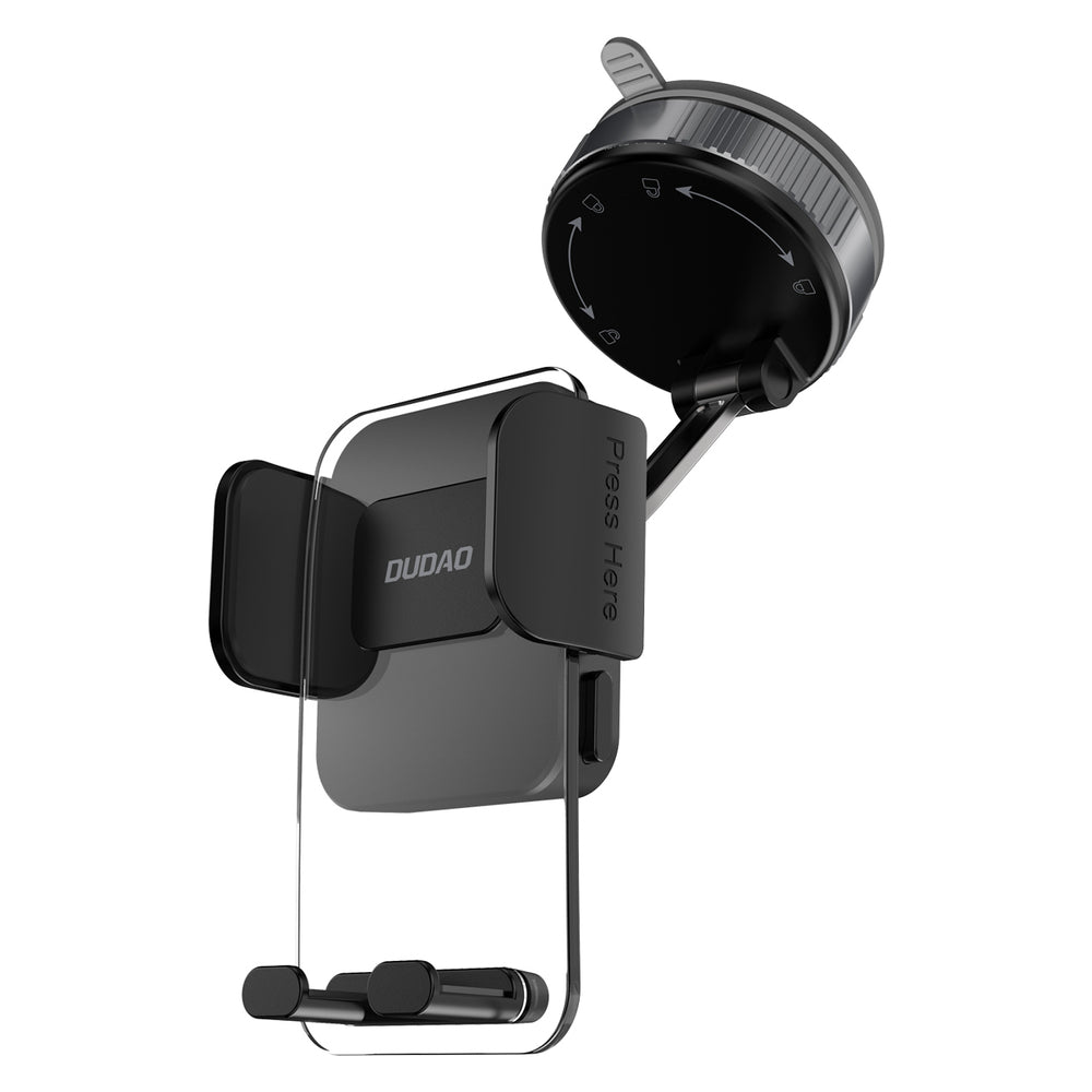 Dudao F24PLUS bilholder med sugekop til instrumentbrættet - sort