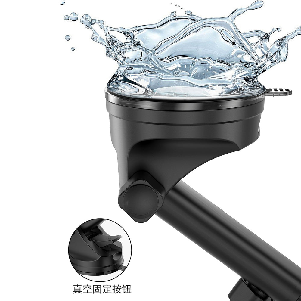 Dudao F5N+ gravity car holder med sugekop til forrude eller instrumentbræt - sort