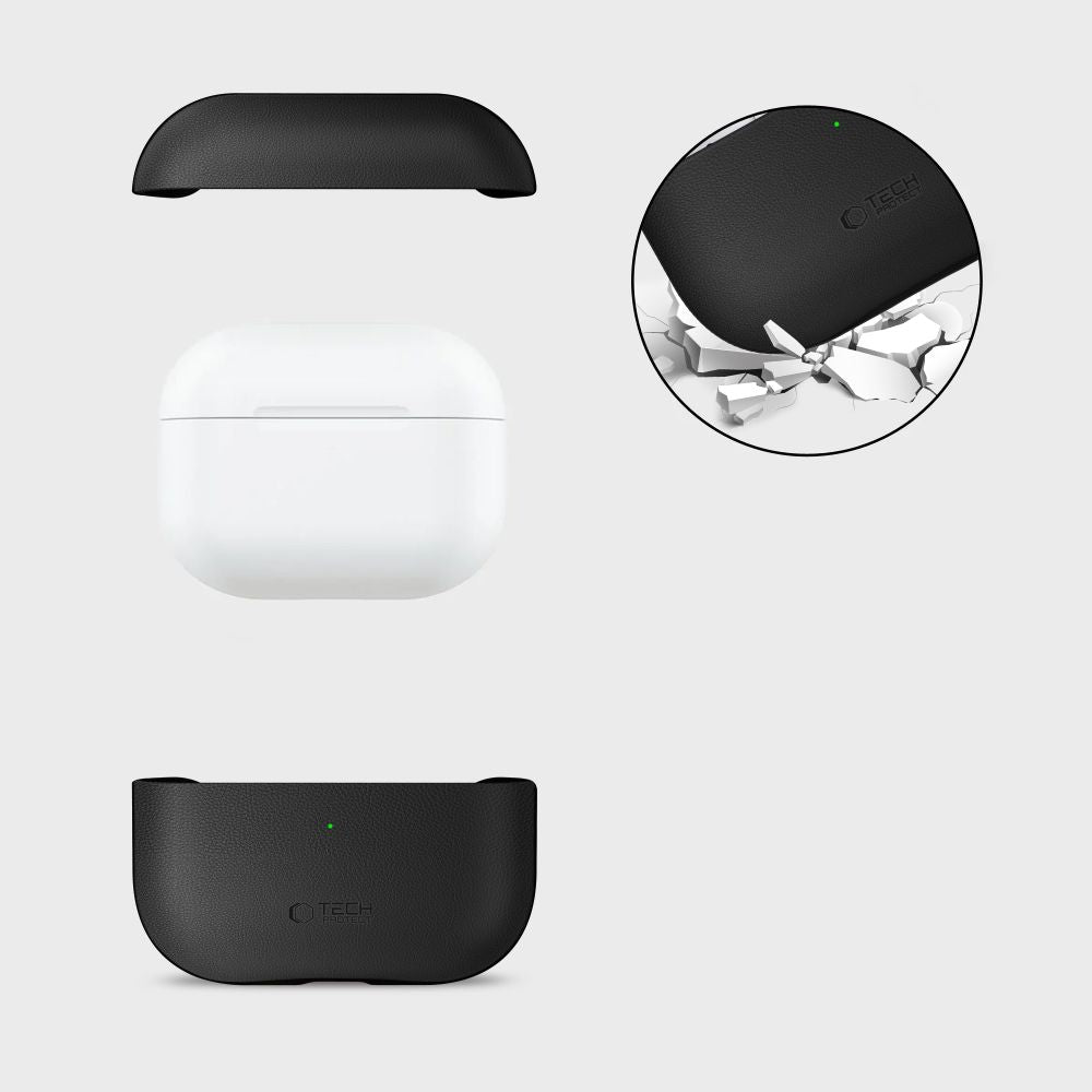 Tech-Protect NaturalFit Case til AirPods Pro 3 - sort