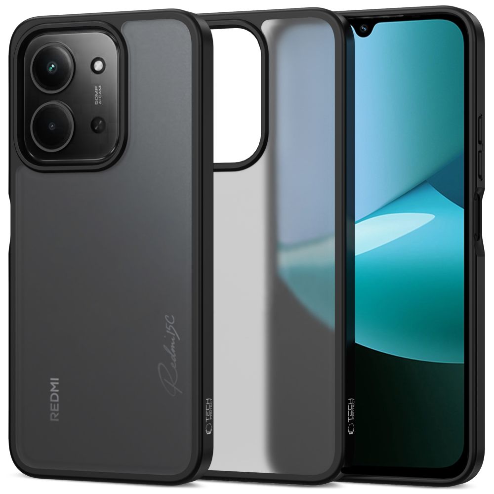 Tech-Protect MagMat Case til Xiaomi Redmi 15C 5G / Poco C85 5G - sort