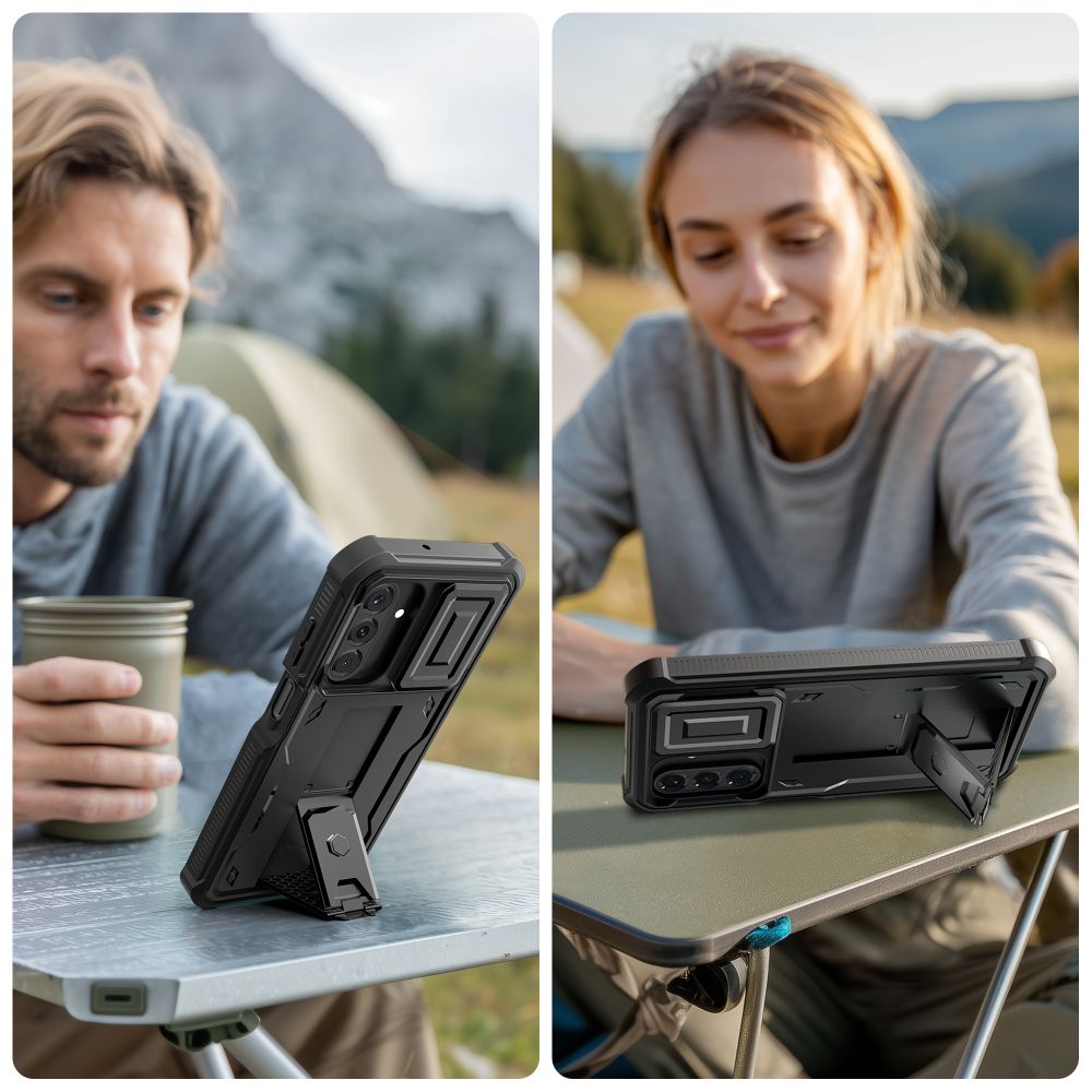 Tech-Protect Kevlar Cam+ Case til Samsung Galaxy A17 4G / 5G - sort