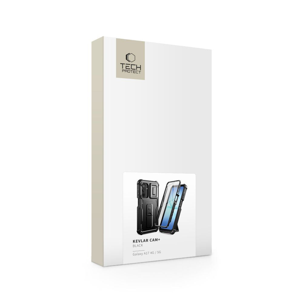 Tech-Protect Kevlar Cam+ Case til Samsung Galaxy A17 4G / 5G - sort