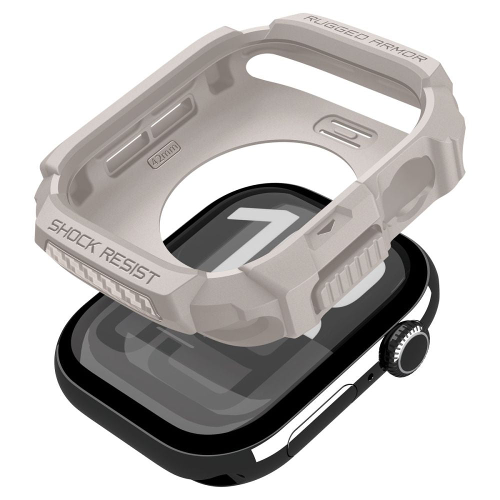 Spigen Rugged Armor Case for Apple Watch 42mm - Beige