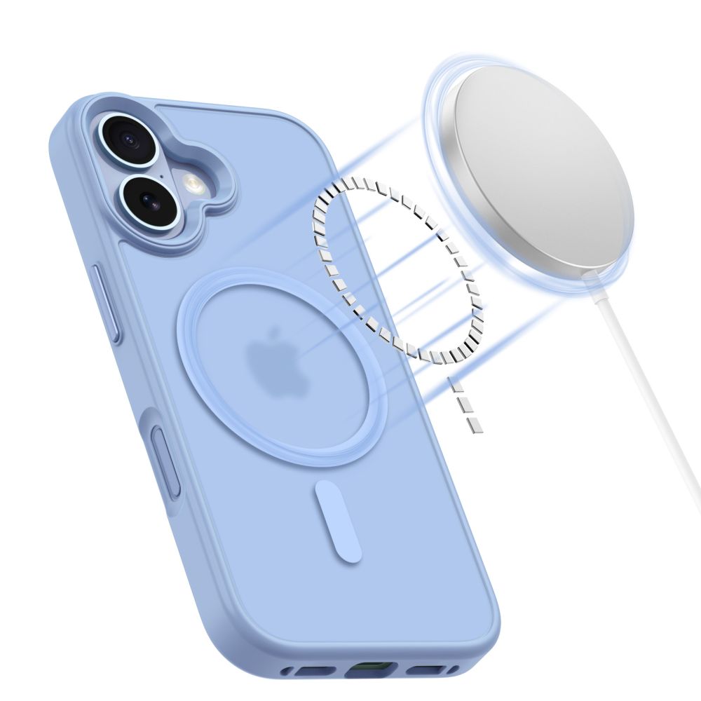 Tech-Protect MagMat MagSafe Case til iPhone 17 - Blå