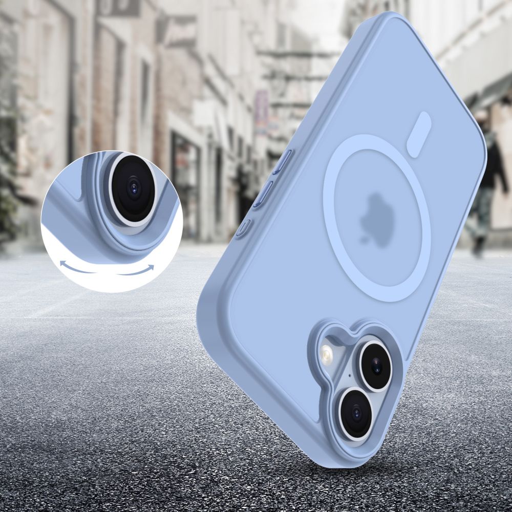 Tech-Protect MagMat MagSafe Case til iPhone 17 - Blå