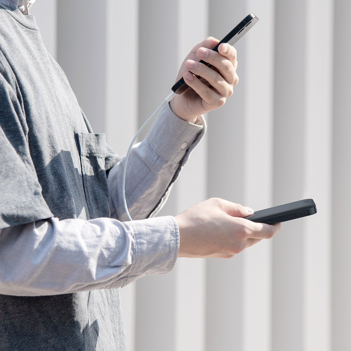 Baseus Superior-serien Kabel USB til Lightning, 2,4A, 0,25m (hvid)