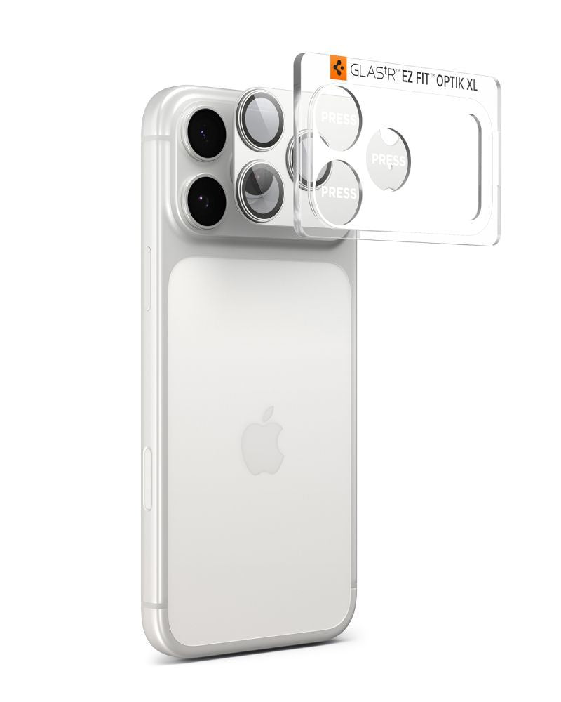 Spigen Optik Pro XL Camera Lens Glass for iPhone 17 Pro Max - Silver