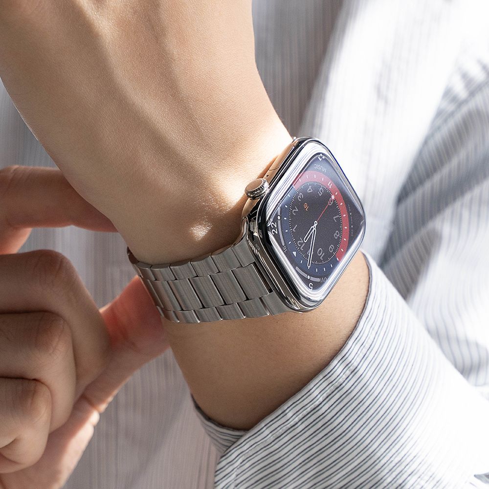 Ringke Metal One Air Bracelet for Apple Watch 8 / 9 / 10 / 11 / SE / Ultra (44 / 45 / 46 / 49 mm) - Silver