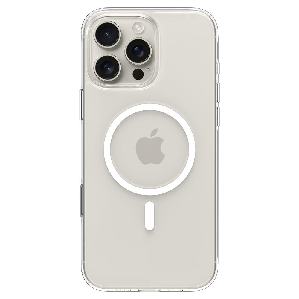 Spigen Thin Fit MagSafe Case for iPhone 16 Pro - Clear and White
