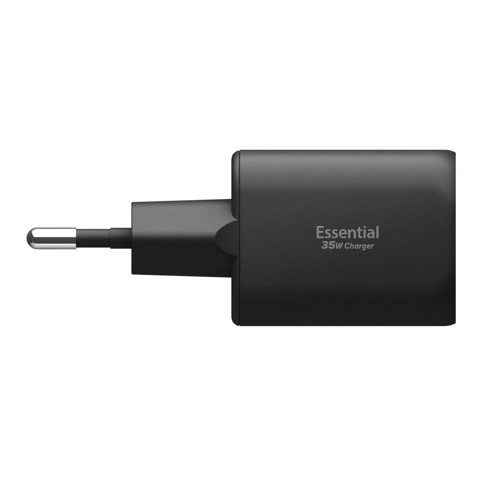 Spigen Essential EE352EU USB-C / USB-A 35W Wall Charger - Black