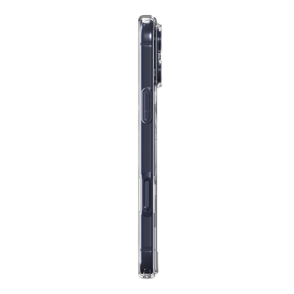 Spigen Ultra Hybrid MagSafe Case for iPhone 17 Pro - Clear Navy Blue