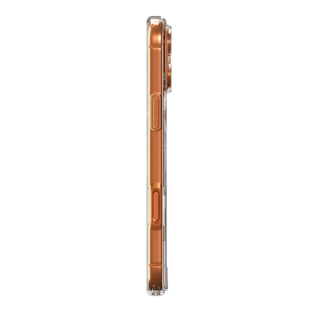 Spigen Ultra Hybrid MagSafe Case til iPhone 17 Pro - Clear Orange
