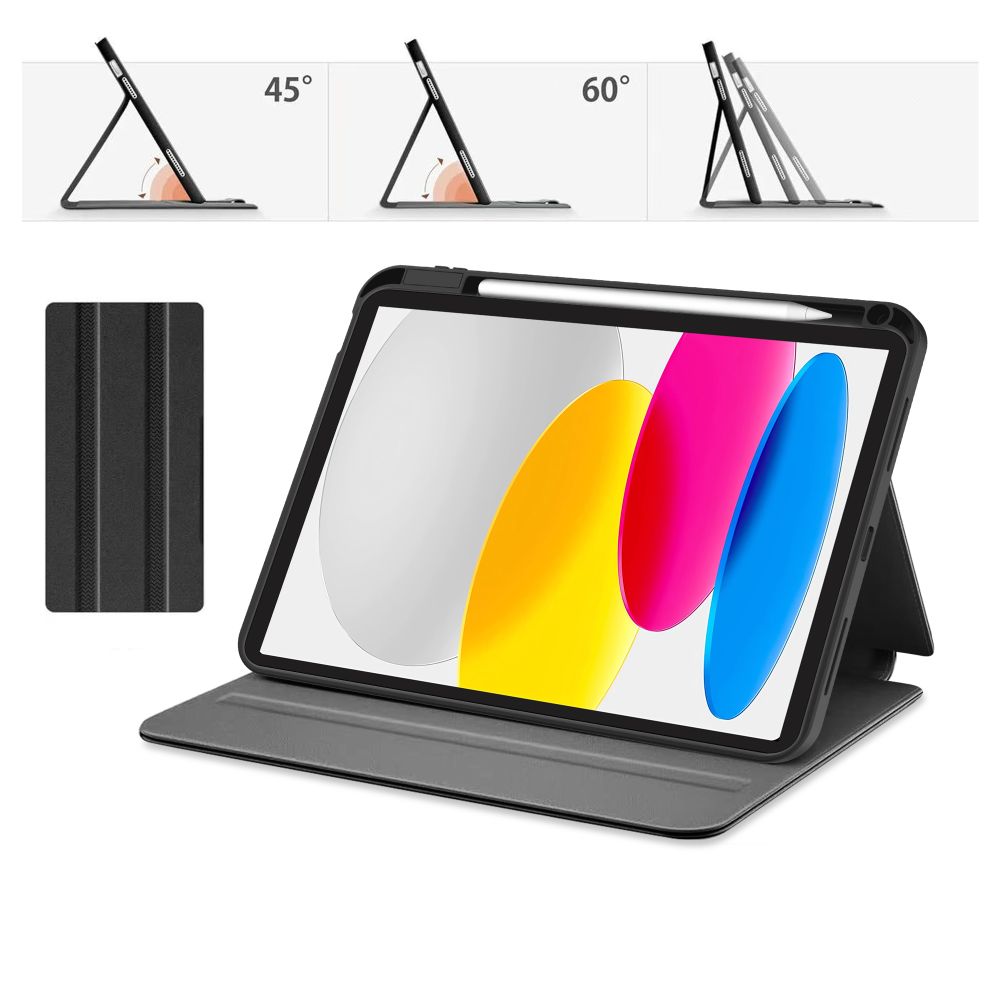 Tech-Protect Lamano-foder for iPad 10.9 10 / 2022 / 11 11 / 2025 - brun og sort