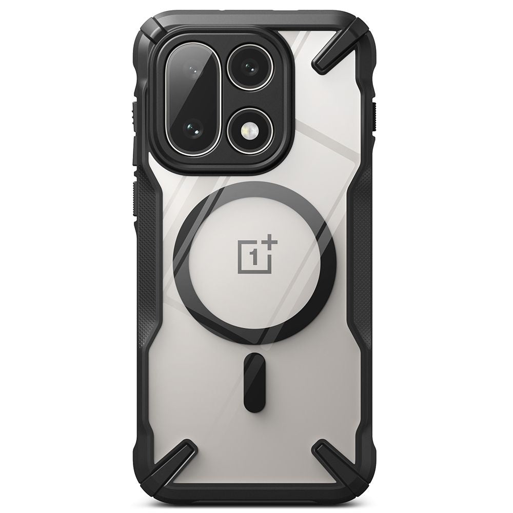 Ringke Fusion X Magnetic MagSafe Case for OnePlus 15 - Clear Black