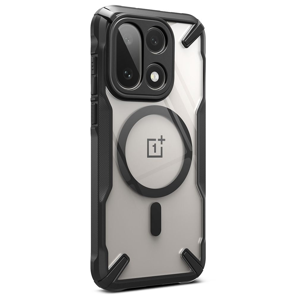 Ringke Fusion X Magnetic MagSafe Case for OnePlus 15 - Clear Black