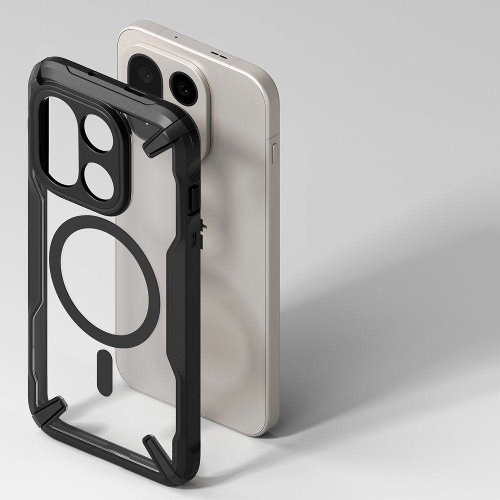 Ringke Fusion X Magnetic MagSafe Case for OnePlus 15 - Clear Black