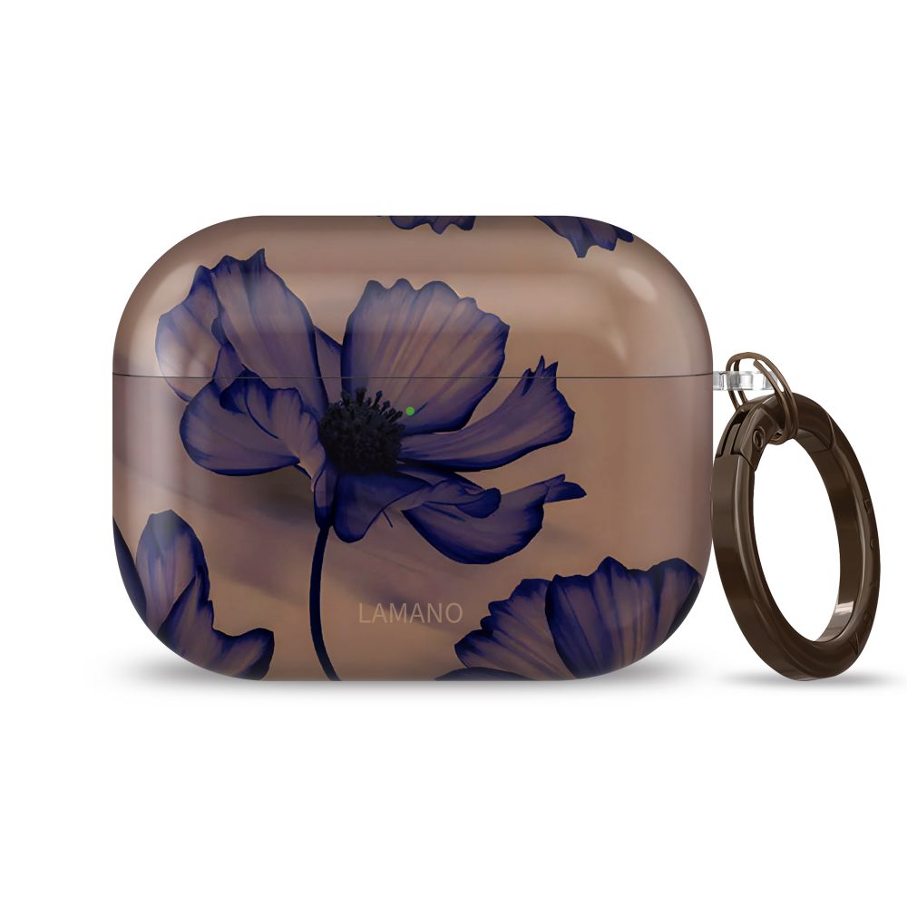 Tech-Protect Lamano-kasse til AirPods Pro 1 / 2 - brun-lila