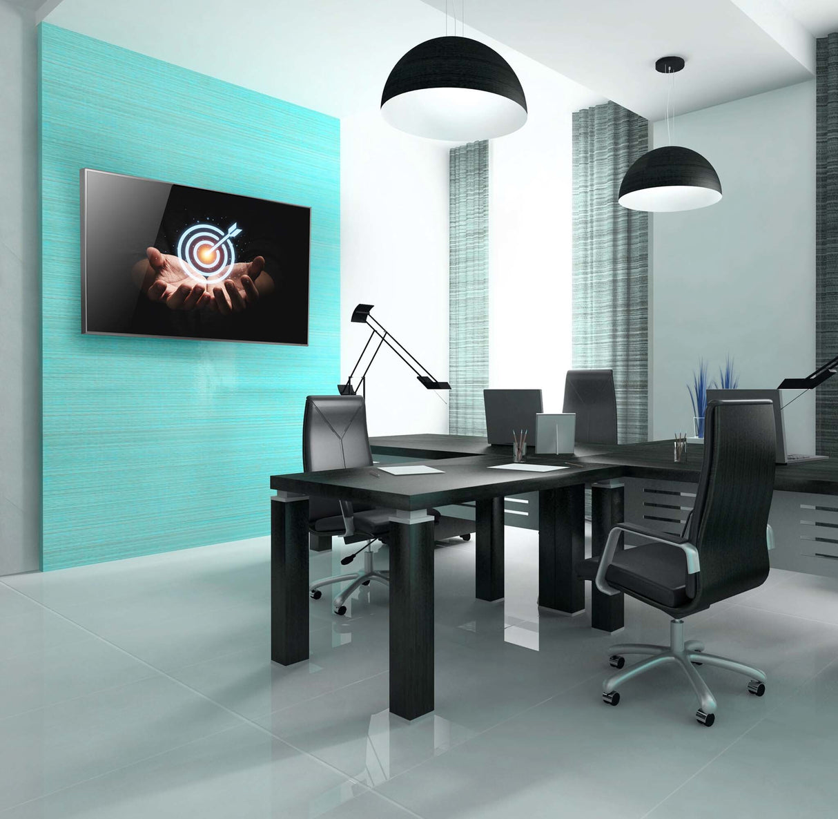 Edbak TWB1 tv-beslag 2,16 m (85") Sort