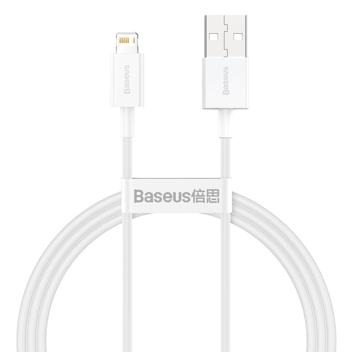 Baseus Superior-serien Kabel USB til Lightning, 2,4A, 1m (hvid)