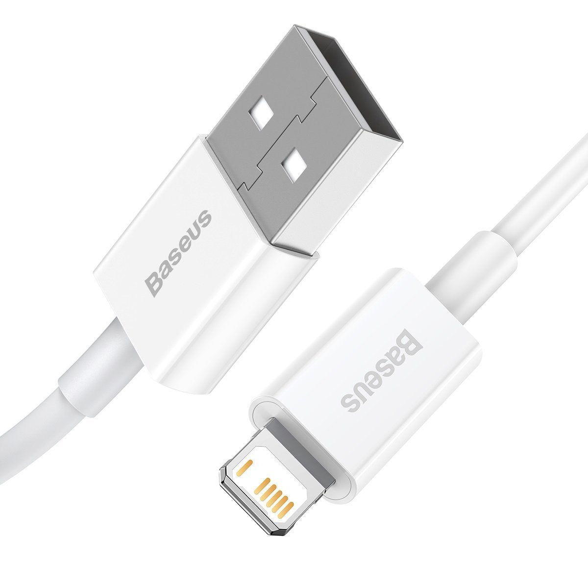 Baseus Superior-serien Kabel USB til Lightning, 2,4A, 1m (hvid)