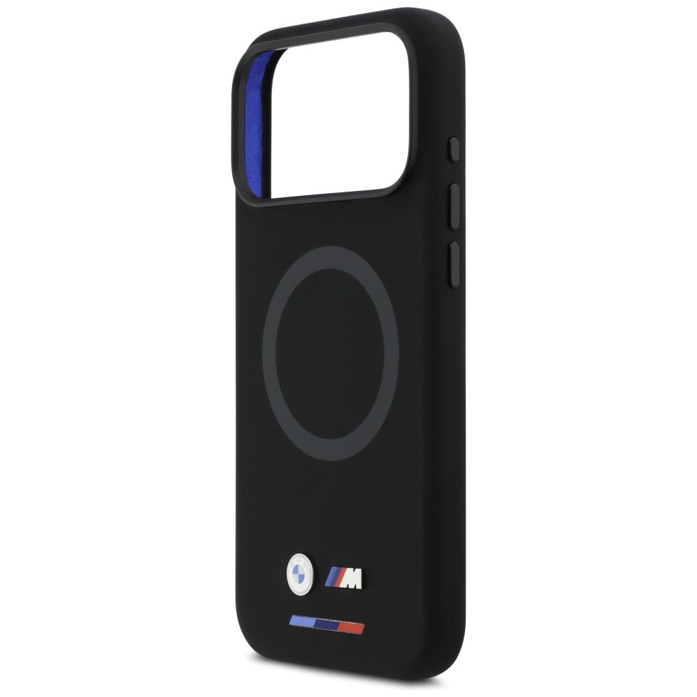 BMW M Silicon Logo MagSafe Case for iPhone 17 Pro Max - Black