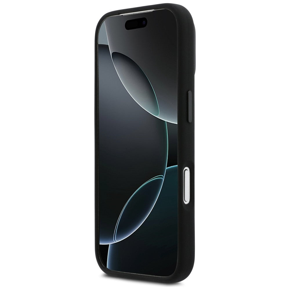 BMW M Silicon Tricolor Line MagSafe Case for iPhone 17 Pro - Black