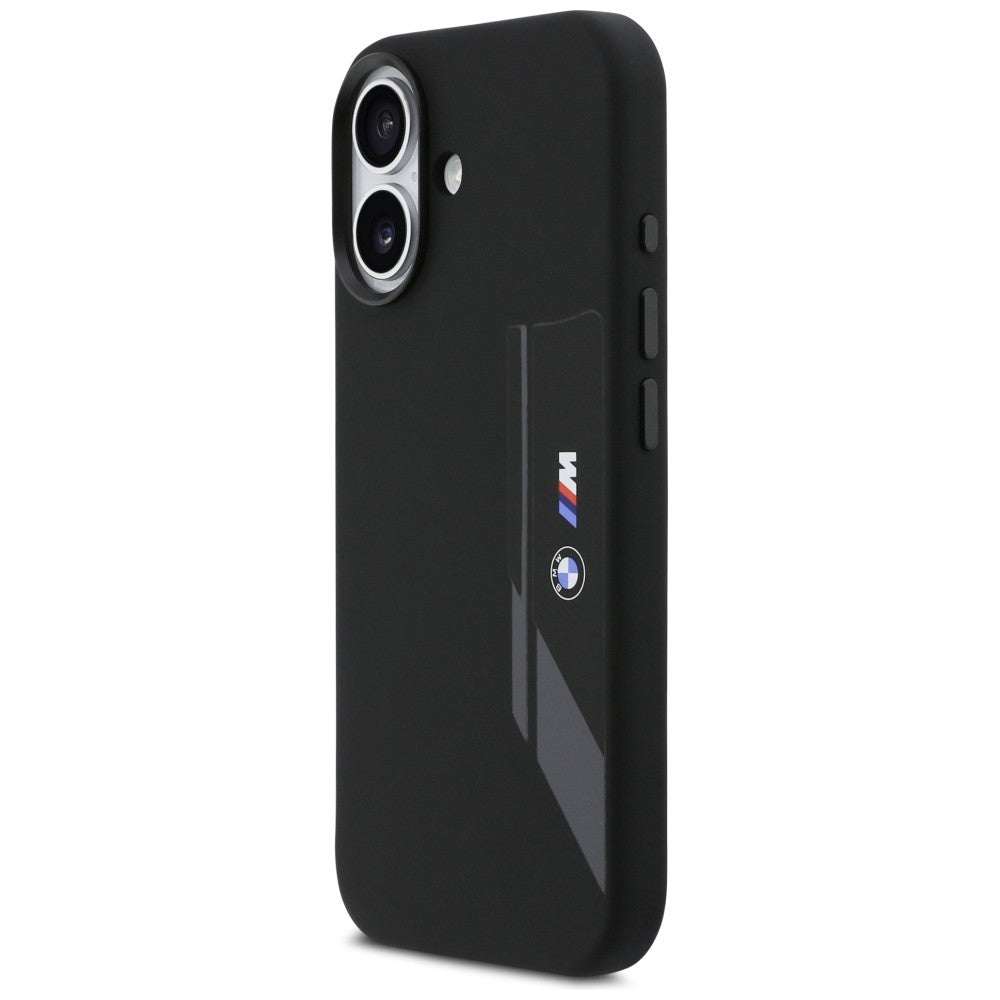 BMW M Silicon Vertical Logo MagSafe Case for iPhone 17 - Black