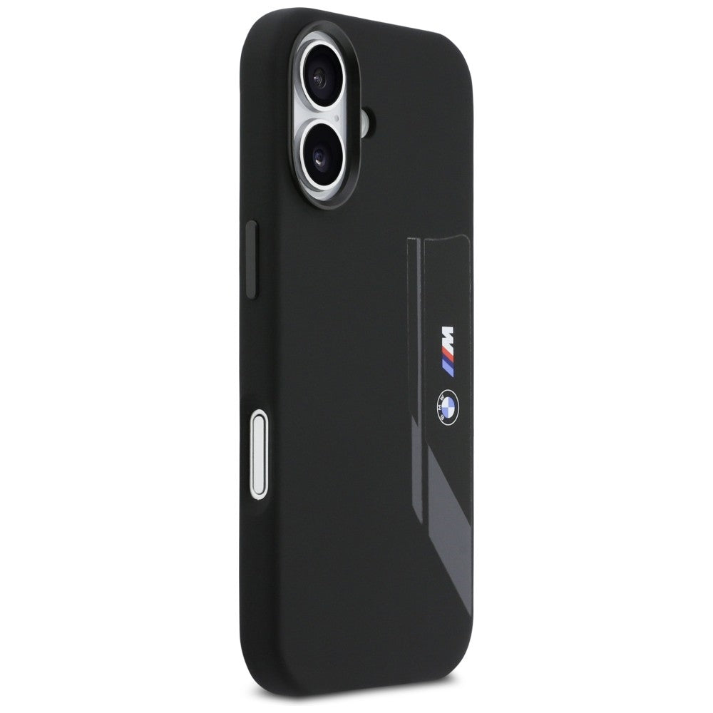 BMW M Silicon Vertical Logo MagSafe Case for iPhone 17 - Black
