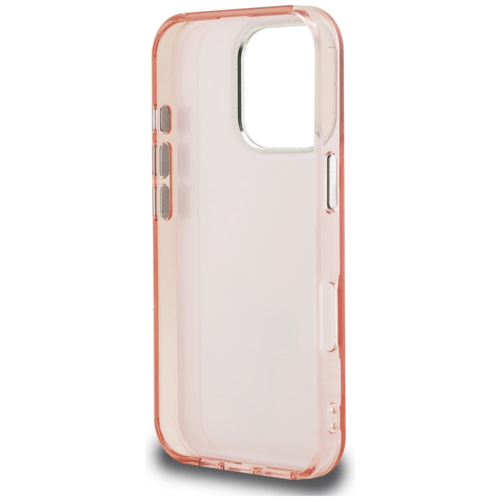 Karl Lagerfeld IML Aquarelle Choupette & Logo iPhone 16 Pro Case - Pink