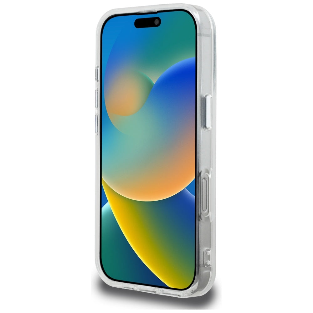 Karl Lagerfeld IML Aquarelle Karl & Choupette & Logo Case for iPhone 16 Pro Max - White