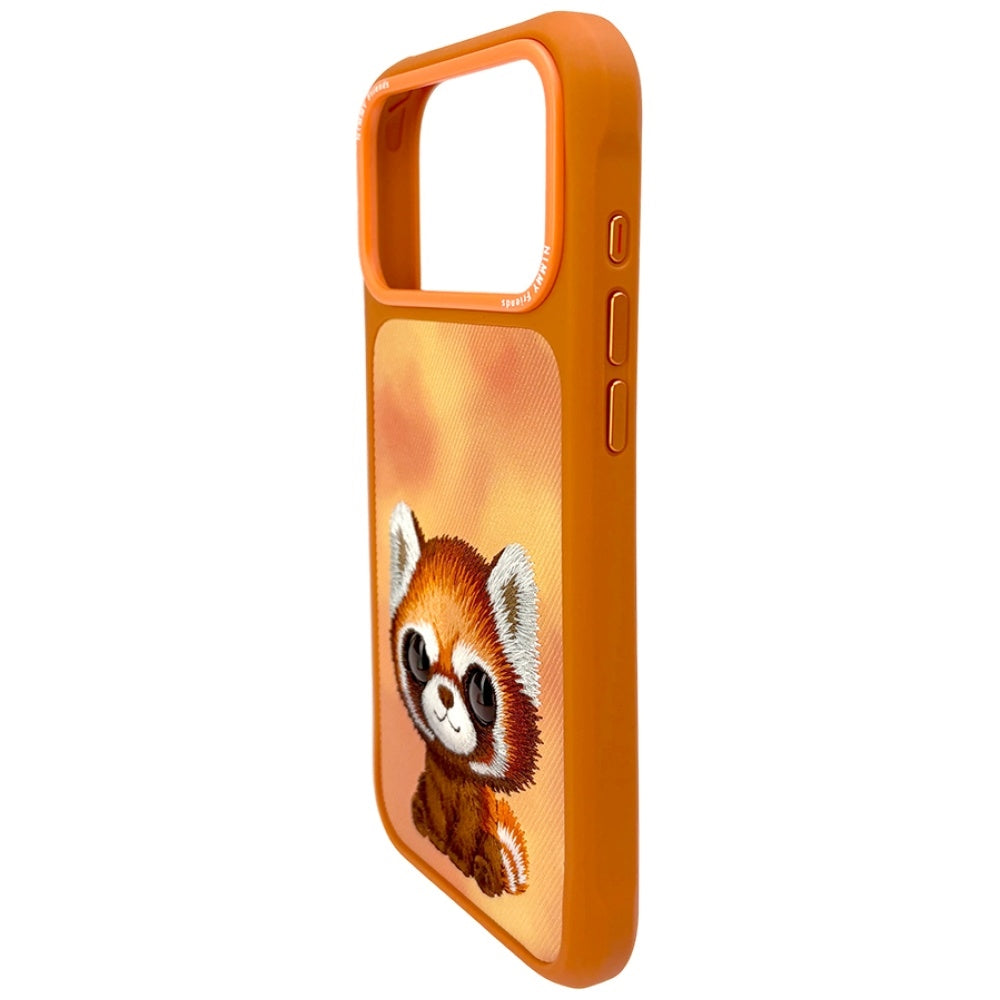 Nimmy Big Eyed Pet 2.0 Raccoon case for iPhone 17 Pro Max - orange