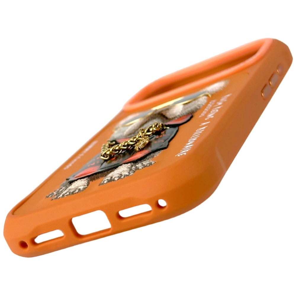 Nimmy Glasses Cool Dog iPhone 17 Pro Case - Orange