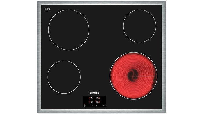 Siemens ET645HE17 kogeplade Sort Indbygget Keramisk 4 zone(s)