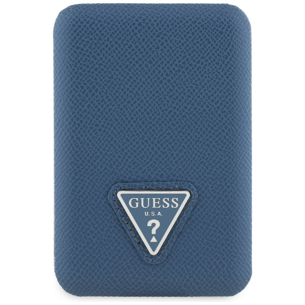 Guess Grained Triangle Powerbank with MagSafe 5000mAh 15W USB-C - blue