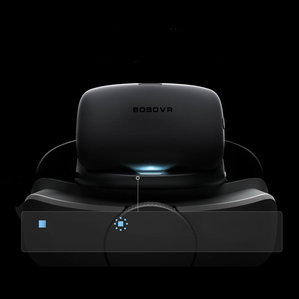 BoboVR P4U hovedrem med batteri til PICO 4 Ultra og Ultra Enterprise - hvid og sort