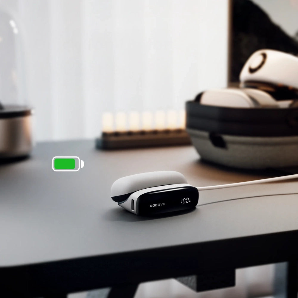 B100 BoboVR PD100 Batteriopladningsdock - hvid