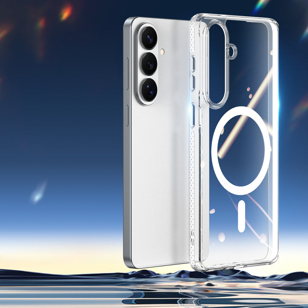 Dux Ducis Clin Mag Case Kompatibel med MagSafe til Samsung S26 Plus - Gennemsigtig